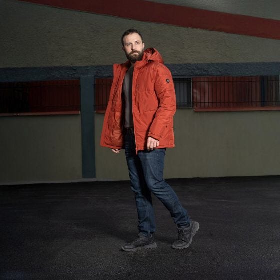 Pentagon Taurus Puffer Jacket Cinder Grey