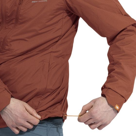 Pentagon Anemos Windbreaker Jacket Maroon Red