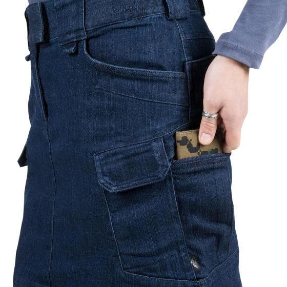 Helikon Women's Urban Tactical Skirt Denim Mid Dark Blue
