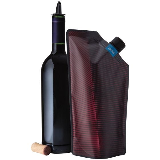 Vapur After Hours Vintage Wine Carrier 750ml Maroon