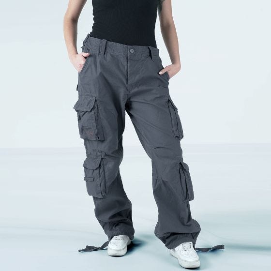 Surplus Ladies Airborne Vintage Trousers Anthracite