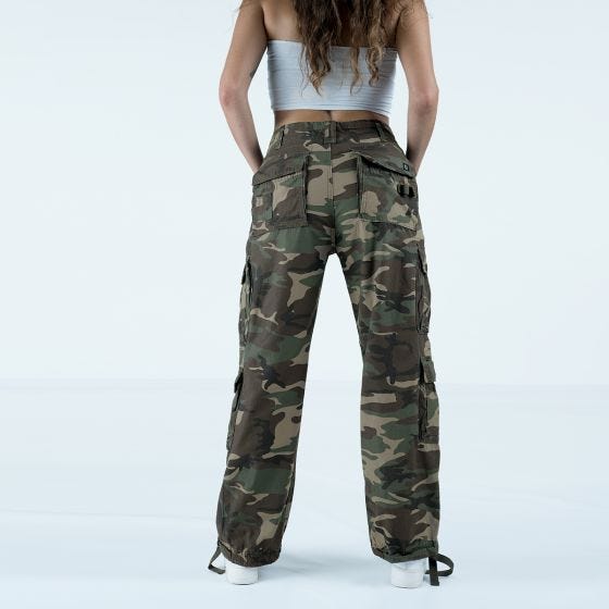 Brandit Ladies Pure Vintage Trousers Woodland