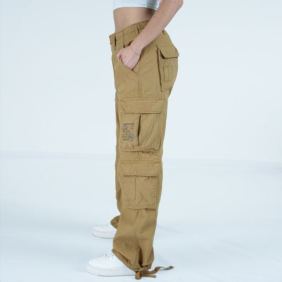 Brandit Ladies Pure Vintage Trousers Beige