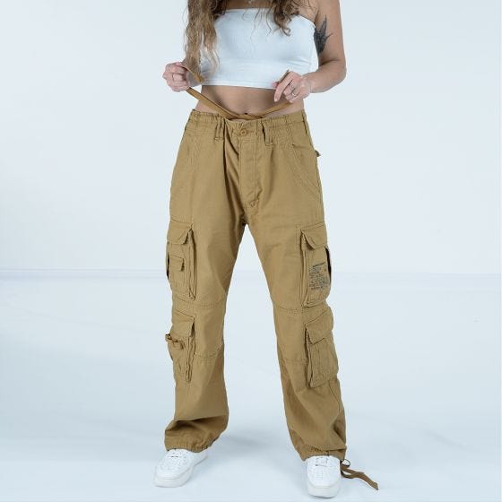 Brandit Ladies Pure Vintage Trousers Beige