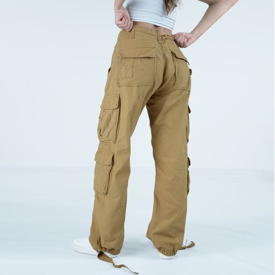 Brandit Ladies Pure Vintage Trousers Beige