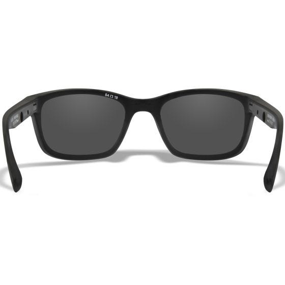 Wiley X WX Helix Glasses - Captivate Polarized Blue Mirror Lenses / Matte Black Frame