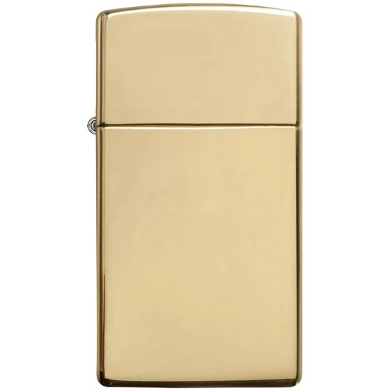 Zippo Slim High Polish Brass Lighter