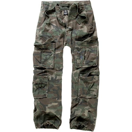 Brandit Pure Vintage Trousers Woodland
