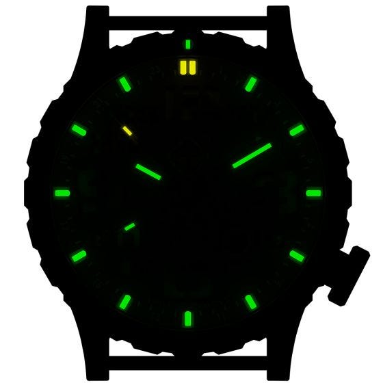 Hazard 4 Heavy Water Diver Titanium Tritium Watch Blacktie Yellow GMT Green/Yellow