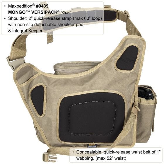 Maxpedition Mongo Versipack Black