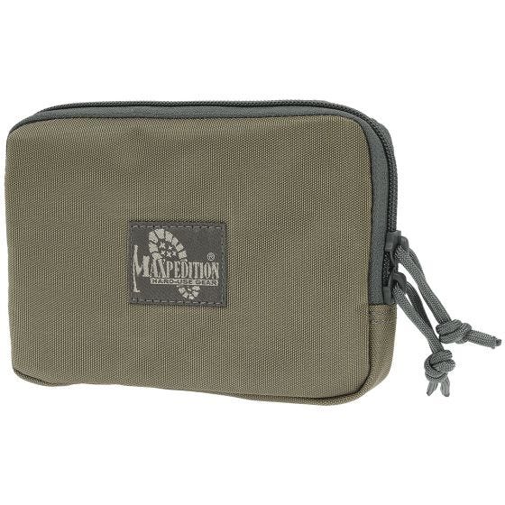 Maxpedition Hook & Loop 5" x 7" Zipper Pocket Khaki Foliage
