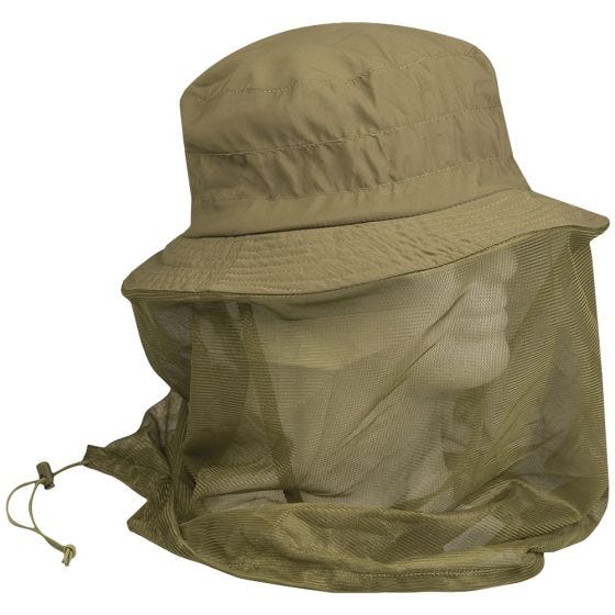 Mil-Tec Boonie Hat with Mosquito Net Coyote