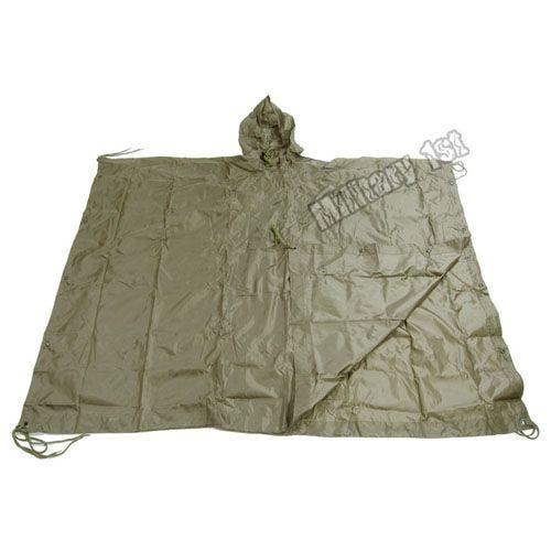 Waterproof Poncho Ripstop Olive